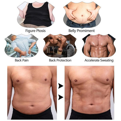High Compression Waist Trainer Belt For Men With Adjustable Modeling Straps And Slimming Support 5