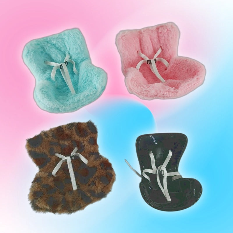 Labubu Doll Car Seat, Adorable Safety Seat with Air Vent, Aromatherapy Function & Stylish Car Decor