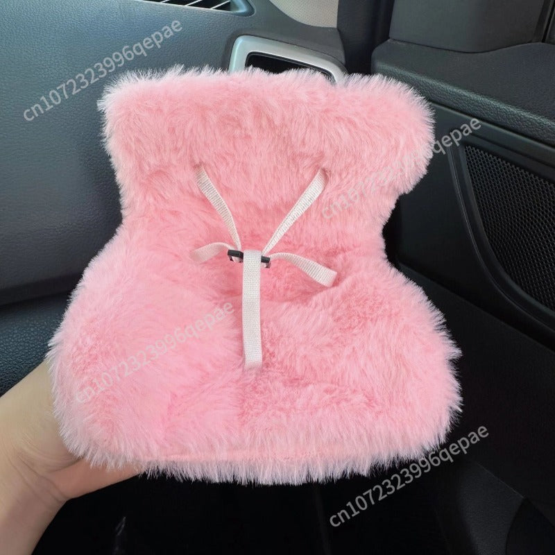 Labubu Doll Car Seat, Adorable Safety Seat with Air Vent, Aromatherapy Function & Stylish Car Decor