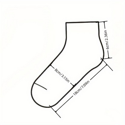 10/20/30/50/100Pairs Heart Print Socks – Valentine's Day Candy Colored Ankle Socks for Women – Cute Stockings & Hosiery