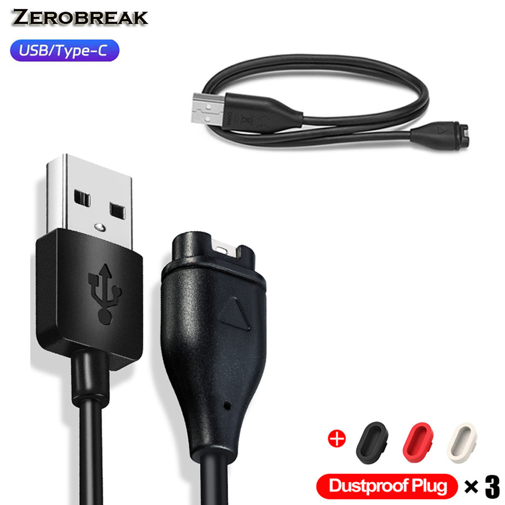 USB Type C Charge Cable, Garmin Fenix, Vivoactive, Venu Series, Durable & Dustproof