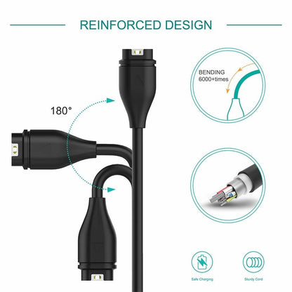 USB Type C Charge Cable Garmin Fenix Vivoactive Venu Series Durable  Dustproof 3