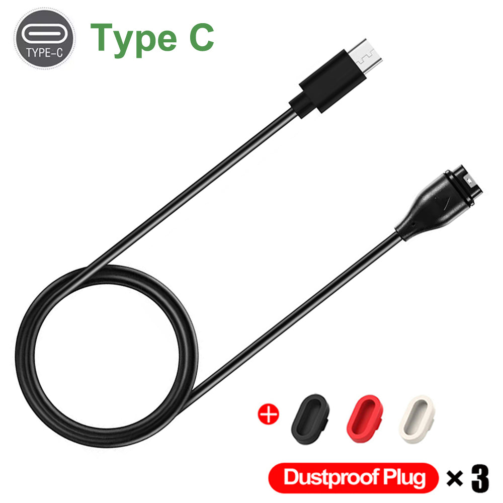 USB Type C Charge Cable Garmin Fenix Vivoactive Venu Series Durable  Dustproof 11