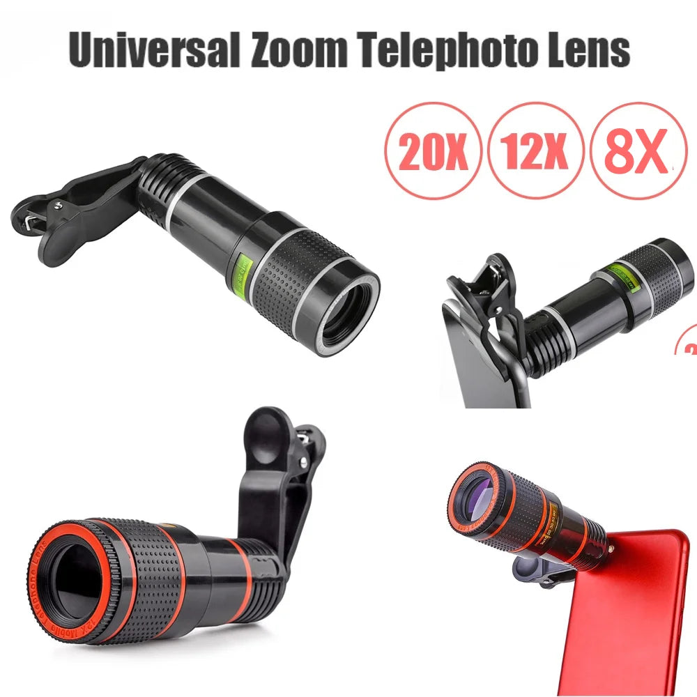 Universal Telephoto Lens For Smartphones Perfect For Travel Wildlife  Sports Photography 1