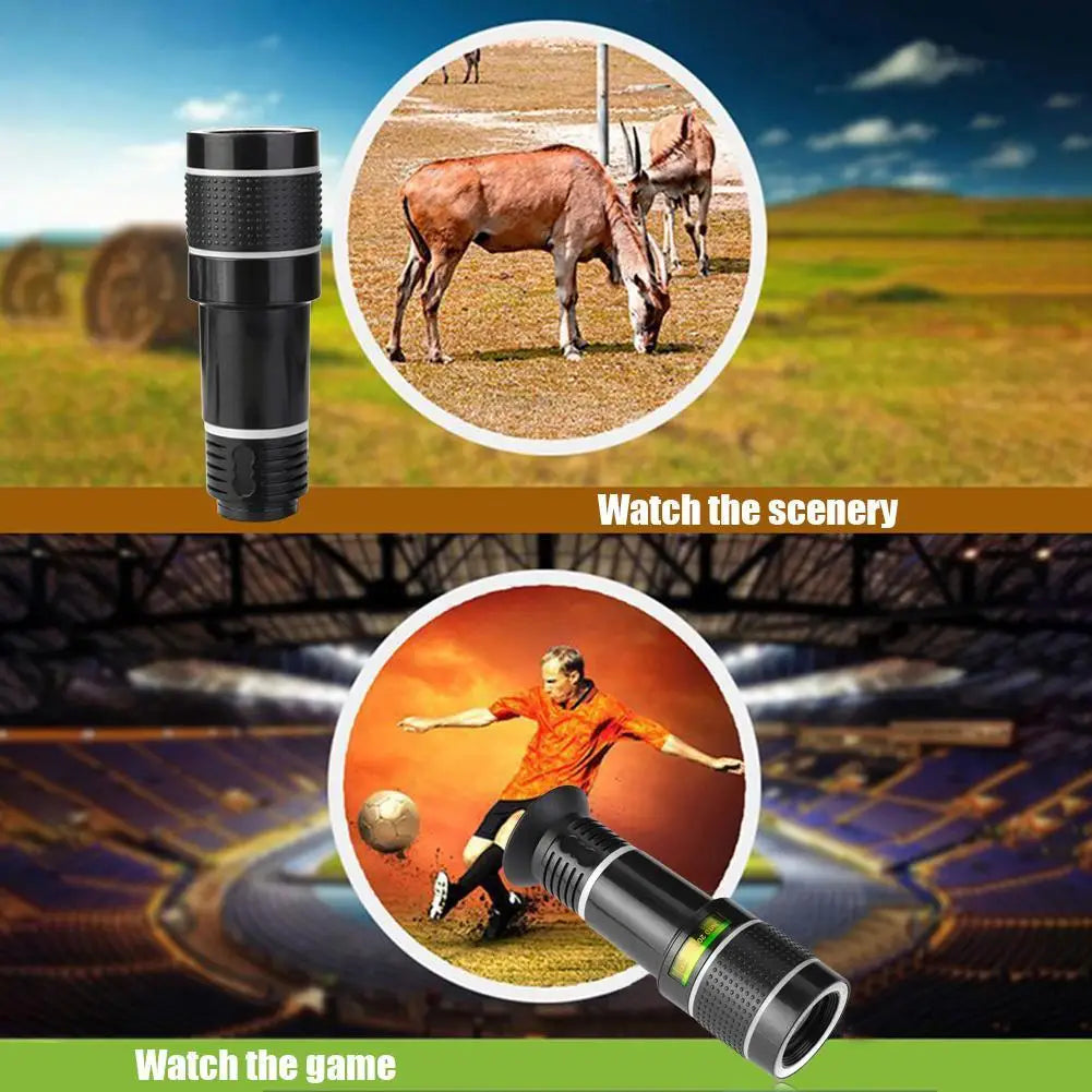 Universal Telephoto Lens for Smartphones, Perfect for Travel, Wildlife & Sports Photography