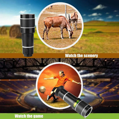 Universal Telephoto Lens for Smartphones, Perfect for Travel, Wildlife & Sports Photography