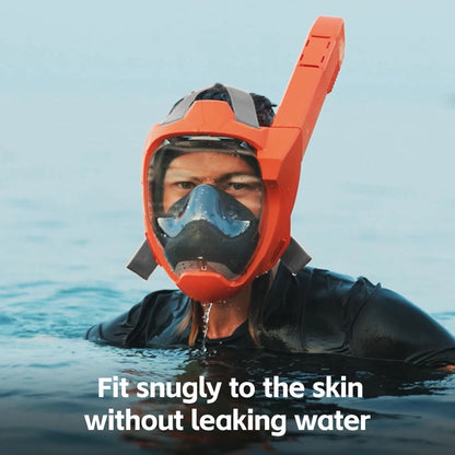 Snorkel Mask Full Face with Dry Breathing System and Panoramic View