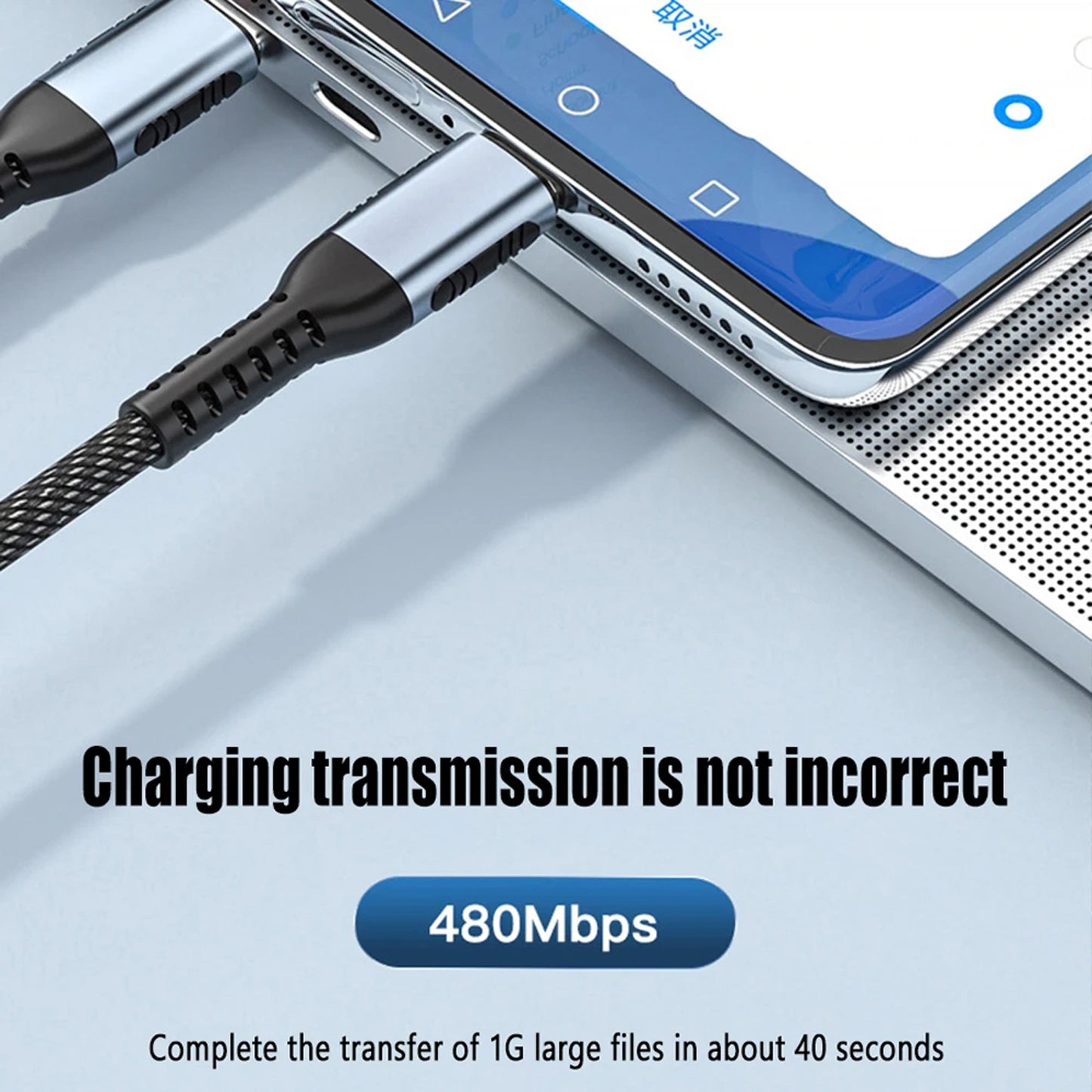 USB C Super Fast Charge & Data Cable, 4K Cable for MacBook Air, iPad, iPhone 15 Pro Max, Xiaomi, Dell, HP