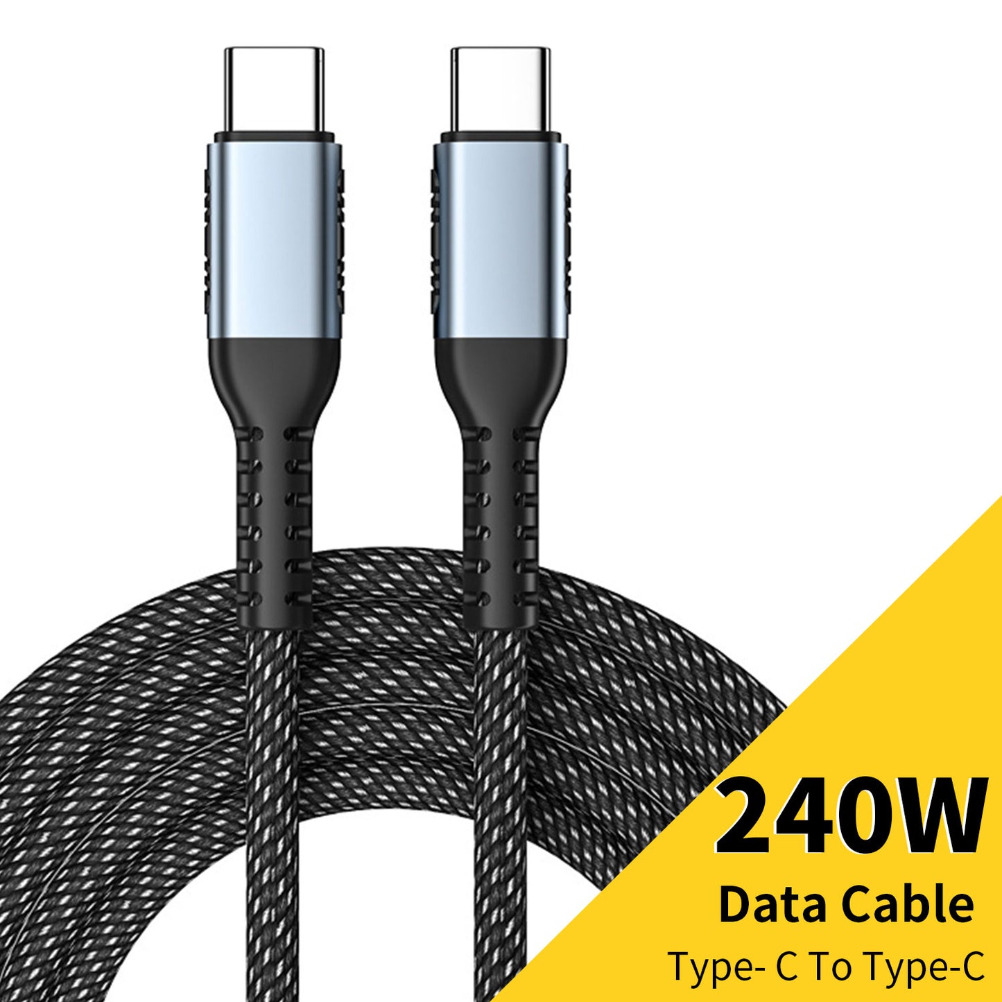 USB C Super Fast Charge & Data Cable, 4K Cable for MacBook Air, iPad, iPhone 15 Pro Max, Xiaomi, Dell, HP