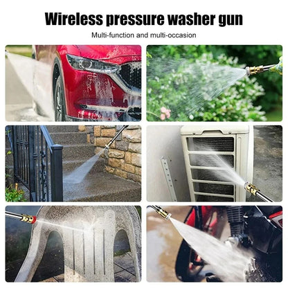 60BAR Wireless High Pressure Car Wash Gun With Self Priming And 300W Motor For Auto And Home Cleani 5