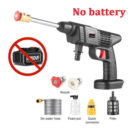 60BAR Wireless High Pressure Car Wash Gun With Self Priming And 300W Motor For Auto And Home Cleani 6
