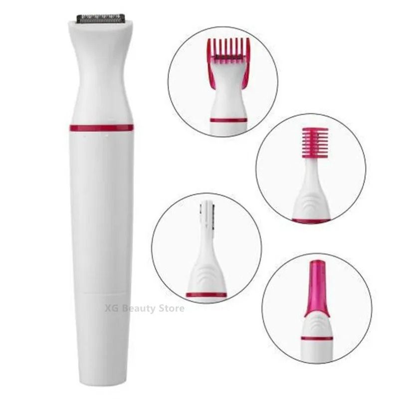 5 In 1 Electric Hair Remover And Epilator For Women With Shaver And Trimmer Heads For Bikini Undera 2