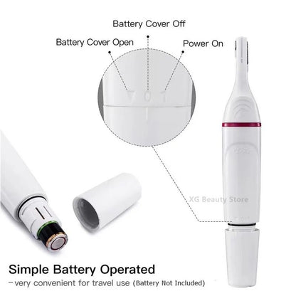 5 In 1 Electric Hair Remover And Epilator For Women With Shaver And Trimmer Heads For Bikini Undera 5