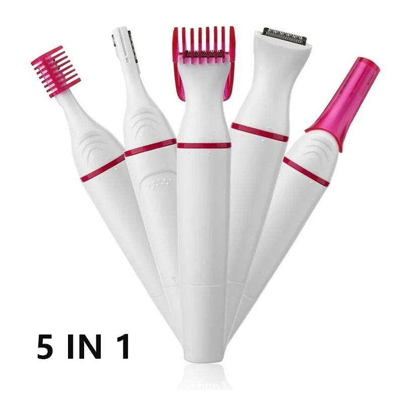 5 In 1 Electric Hair Remover And Epilator For Women With Shaver And Trimmer Heads For Bikini Undera 6