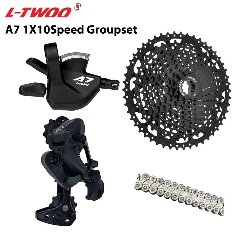 LTWOO A7 1x10 Speed MTB Groupset with 10-Speed Shifter, Derailleur, Cassette and Chain for Mountain Bikes