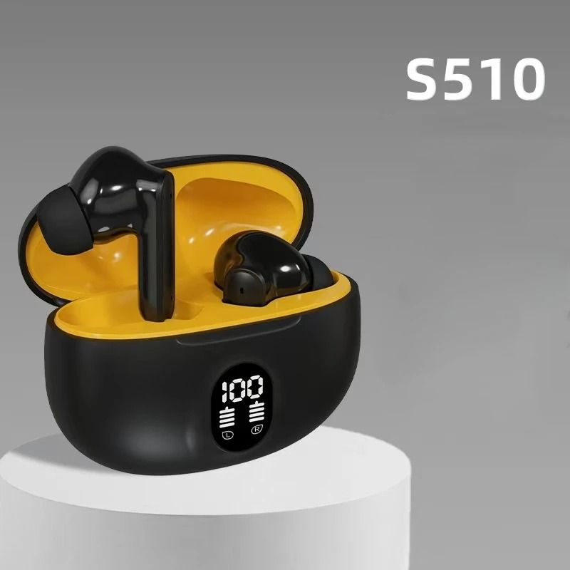 S510 TWS Wireless Headphones With LED Display And Bluetooth 53 For Stereo Sound And HandsFree Liste 7