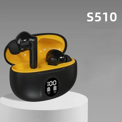S510 TWS Wireless Headphones With LED Display And Bluetooth 53 For Stereo Sound And HandsFree Liste 7