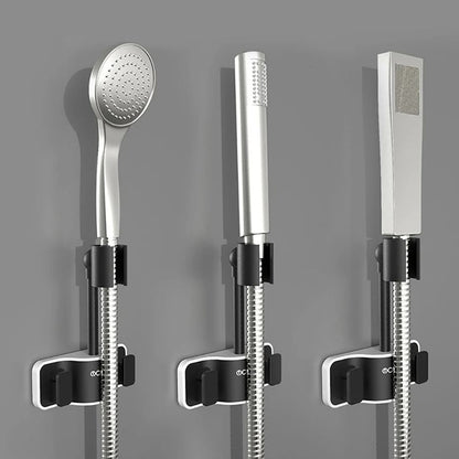 Drill Free Adjustable Shower Head Holder And Storage Bracket For Bathroom Wall Mounting 5
