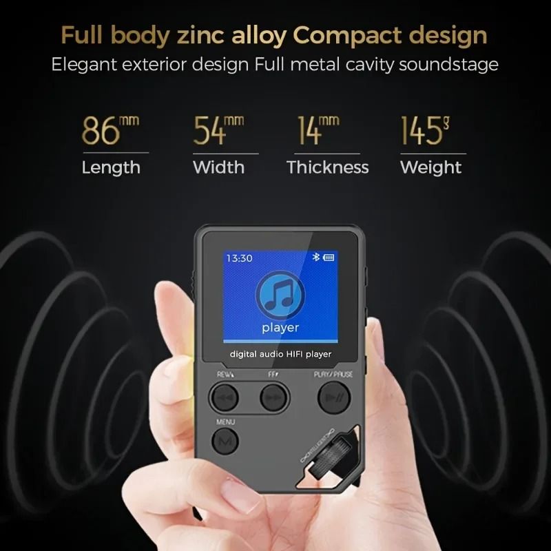 Bluetooth MP3 Music Player With Rotary Control And FM Radio 3