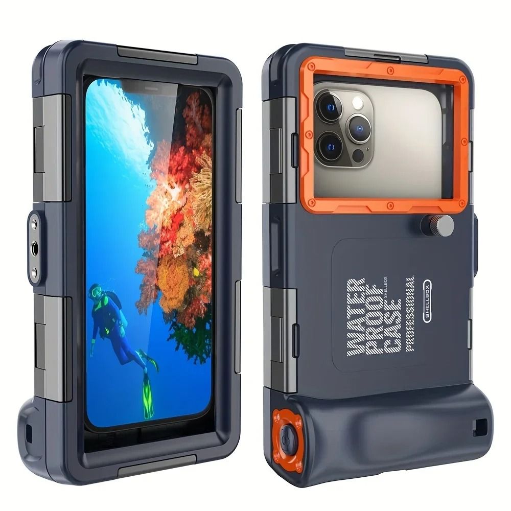 Waterproof Phone Case with Diving Protection for Phones Up to 6.8in