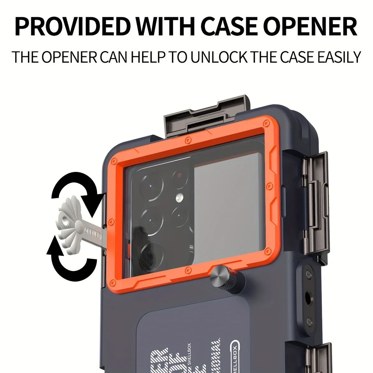 Waterproof Phone Case With Diving Protection For Phones Up To 68in 4