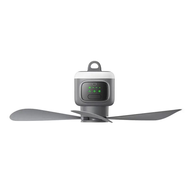 Portable Camping Ceiling Fan With LED Light And Remote Control 7
