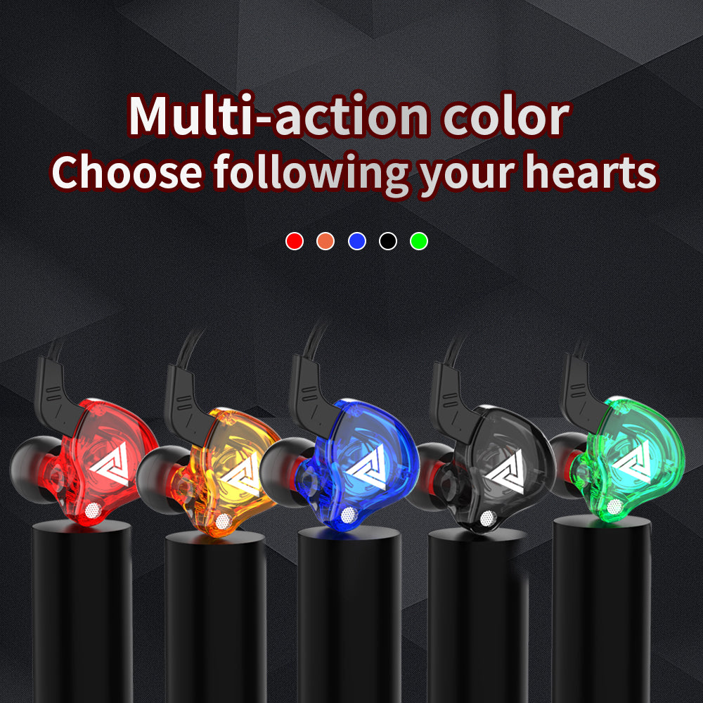 Wired Earphones with Mic, HiFi Sound Quality In-Ear Headphones, Gaming Headset for Mobile, PC, Bass Earbud