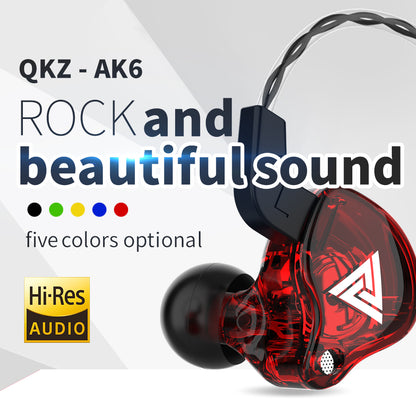 Wired Earphones with Mic, HiFi Sound Quality In-Ear Headphones, Gaming Headset for Mobile, PC, Bass Earbud