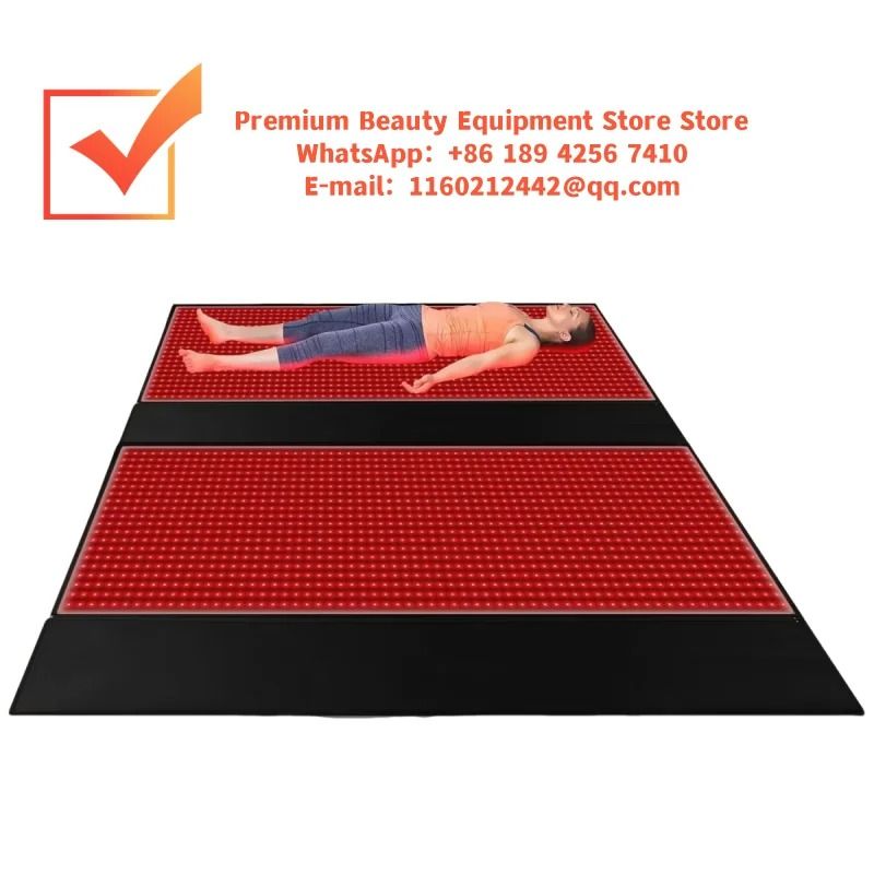 Infrared Light Therapy Pad for Full Body Muscle Recovery with 660 and 850nm LED Technology