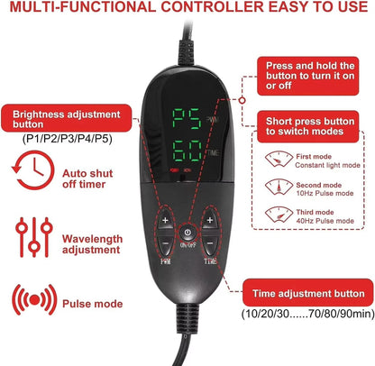 Infrared Light Therapy Pad For Full Body Muscle Recovery With 660 And 850nm LED Technology 2