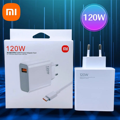 Xiaomi Turbo Hypercharge Adapter + Cable, Original Charger for Redmi & Mi