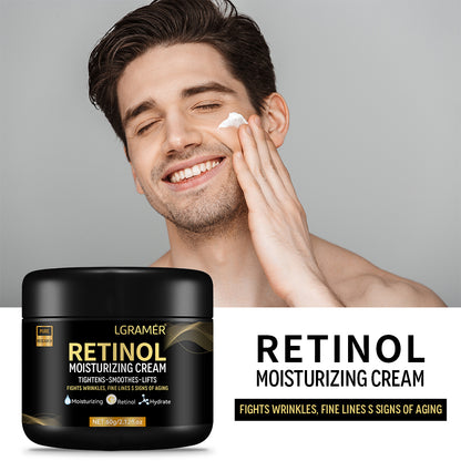 Retinol Face Cream for Men, Deep Moisturizing Anti-Aging Moisturizer, Wrinkle Repair, Whitening