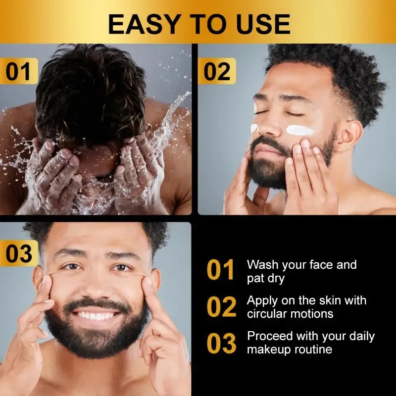 Retinol Face Cream for Men, Deep Moisturizing Anti-Aging Moisturizer, Wrinkle Repair, Whitening