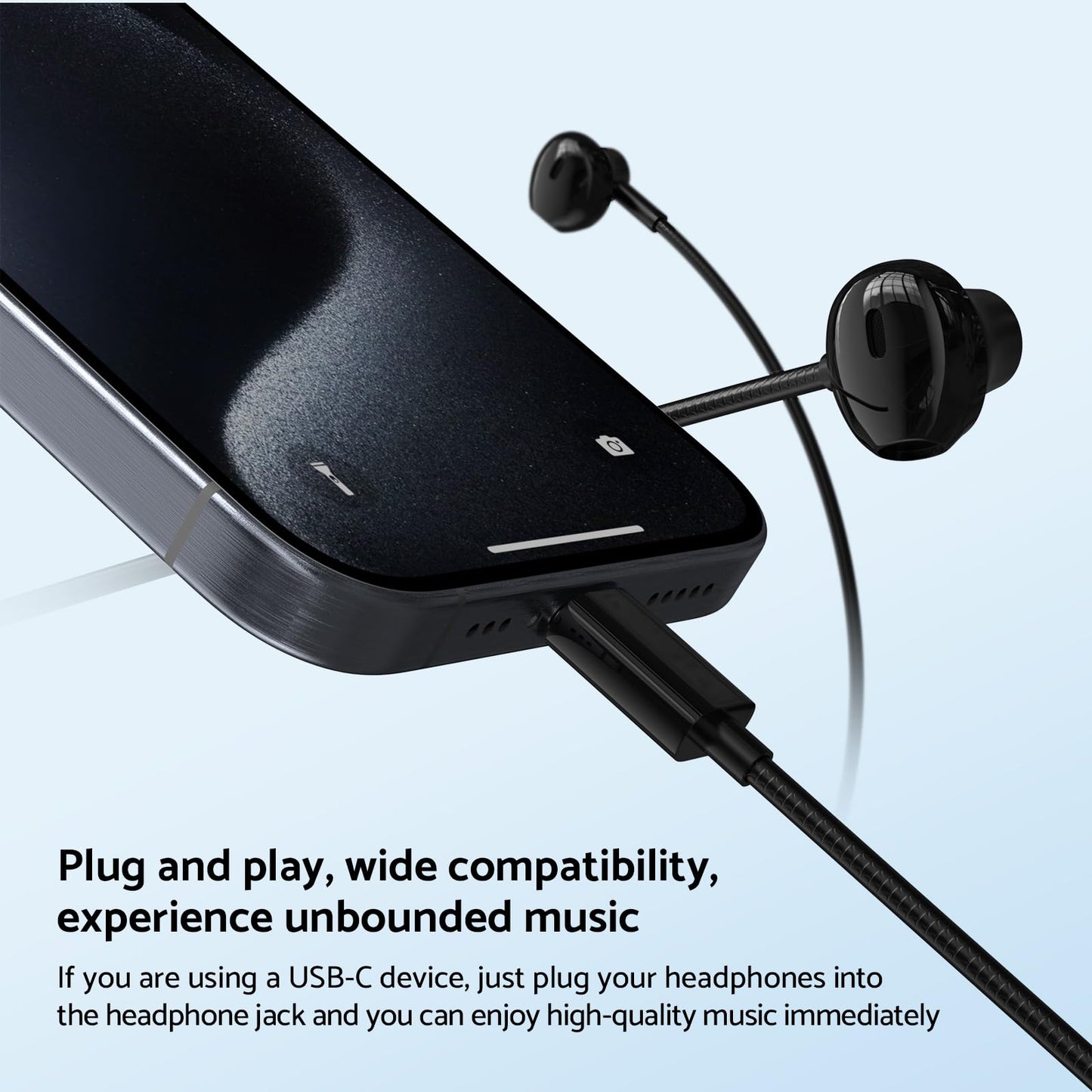 Samsung In ear HiFi Surround Sound Headphones USB Type C Wired Earplugs With Wire Control for Galaxy