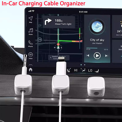 Adhesive Magnetic Cable Clip Cable Holder Wire Keeper Cord Cable Organizer For Home Office  Under D 2