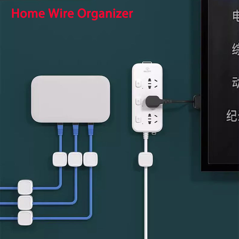 Adhesive Magnetic Cable Clip Cable Holder Wire Keeper Cord Cable Organizer For Home Office  Under D 3