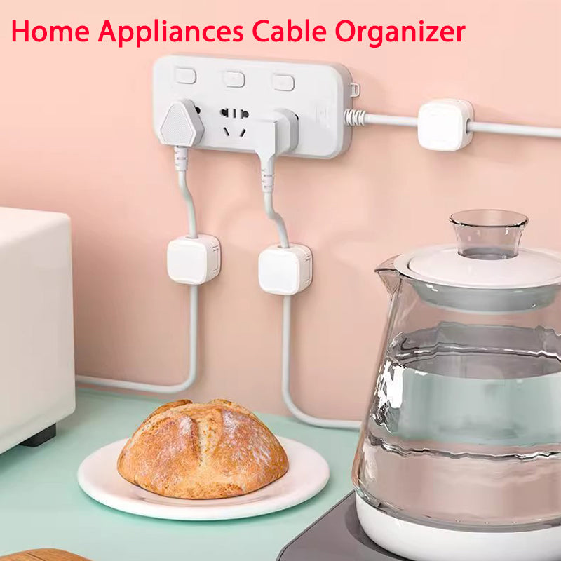 Adhesive Magnetic Cable Clip Cable Holder Wire Keeper Cord Cable Organizer For Home Office  Under D 4