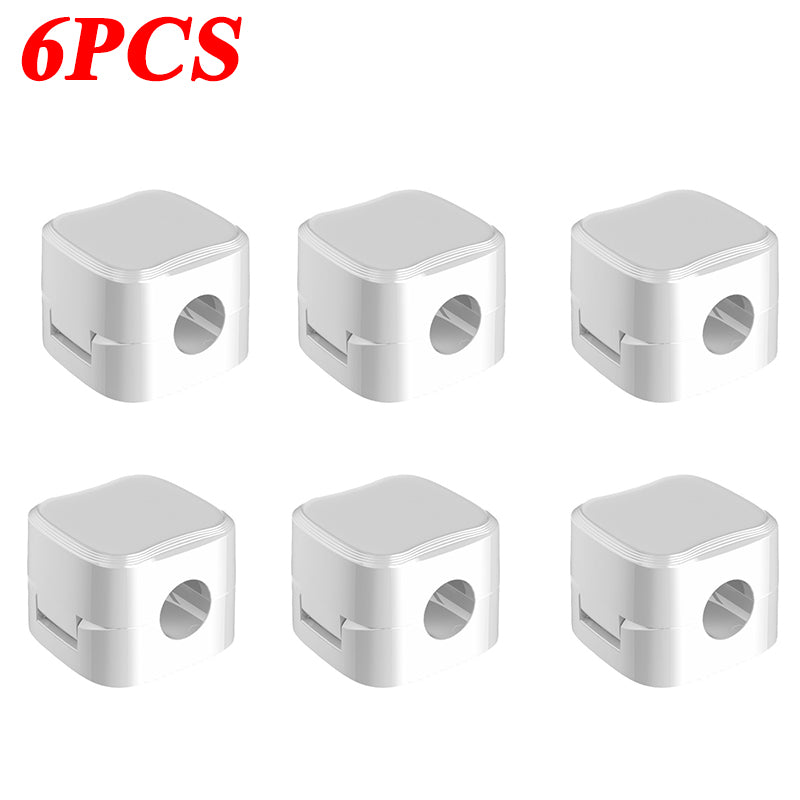 Adhesive Magnetic Cable Clip Cable Holder Wire Keeper Cord Cable Organizer For Home Office  Under D 9
