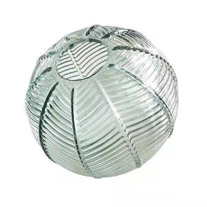 Nordic Glass Pendant Light Green Leaf Pattern, Lighting For Living Room Dining Room, Hotel Study Bedroom