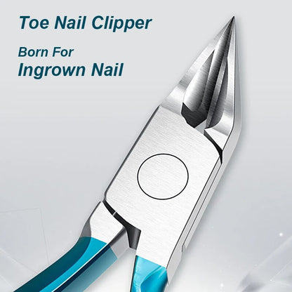 Professional Toe Nail Clipper for Ingrown or Thick Toenails – Stainless Steel Podiatrist Toenail Nipper & Trimmer