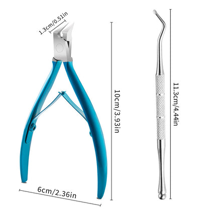 Professional Toe Nail Clipper for Ingrown or Thick Toenails – Stainless Steel Podiatrist Toenail Nipper & Trimmer