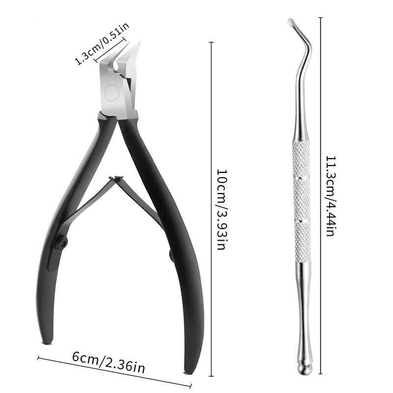 Professional Toe Nail Clipper for Ingrown or Thick Toenails – Stainless Steel Podiatrist Toenail Nipper & Trimmer