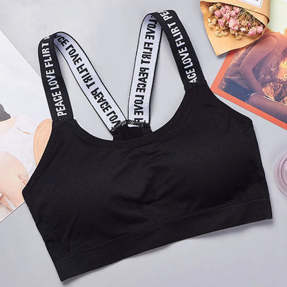 Ultimate Women Seamless Sports Bra, Full Coverage Yoga Crop Top with Wide Straps for Maximum Comfort & Support