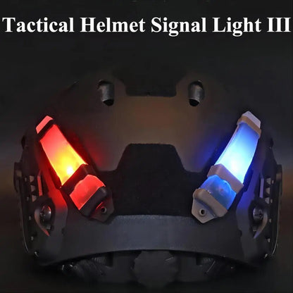 Waterproof Tactical FMA Helmet Flashing Light with IR Strobe for Outdoor Survival, Hiking & Safety Identification