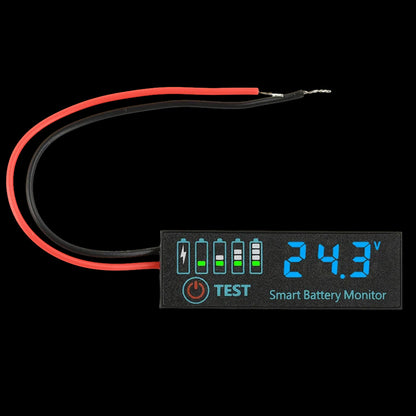Battery Voltage Meter with LCD Display – 3S-12S Module Capacity Tester for 18650/Li-ion/LiPo