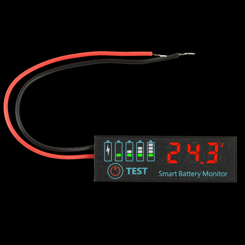 Battery Voltage Meter with LCD Display – 3S-12S Module Capacity Tester for 18650/Li-ion/LiPo