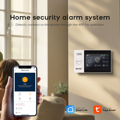 Tuya Smart Life 4G Home Alarm Security System Kit WiFi AlexaReady With Door  Motion Sensor Protecti 1