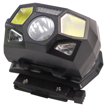 Tactical FAST MICH Helmet Light Sensor Headlamp, Waterproof USB Rechargeable Signal Light for Hunting & Fishing