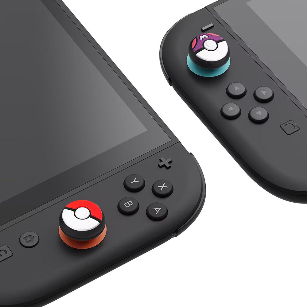 4pcs Cute Silicone Soft Thumb Grips – Joystick Cap & Analog Stick Cover for Switch Joy-Con Controllers