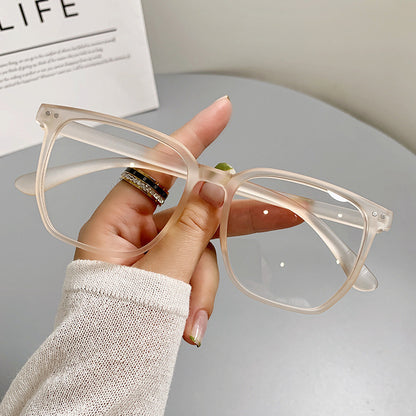 Square Finished Myopia Glasses For Women  Men Trendy Minus Glasses For Students  Computer Use 2